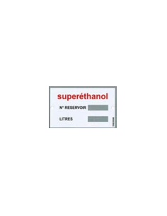 Plaques produits superéthanol
